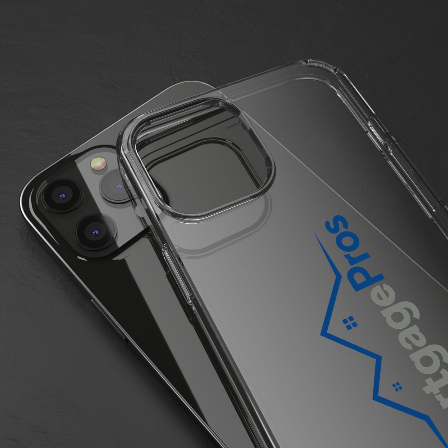 Clear Phone Case — MortgagePros Branded Transparent Protective Cover