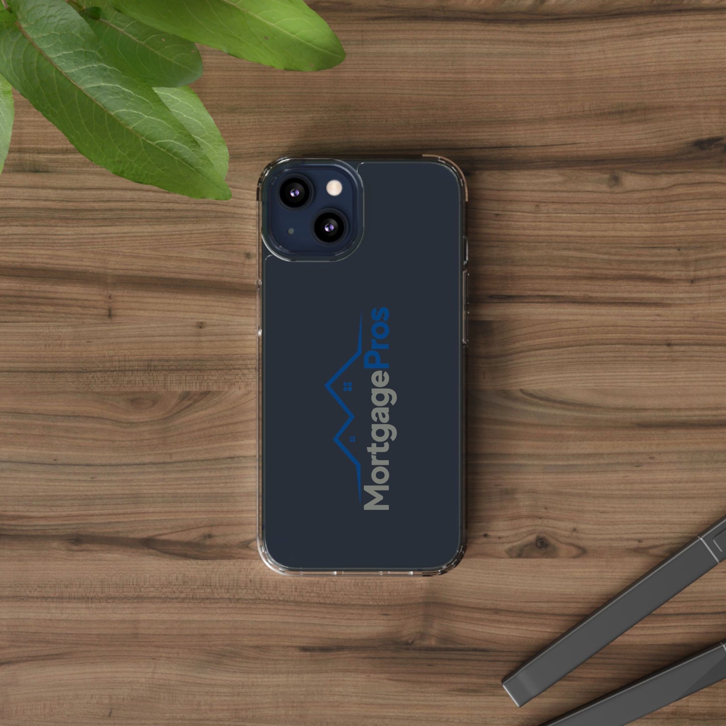 Clear Phone Case — MortgagePros Branded Transparent Protective Cover