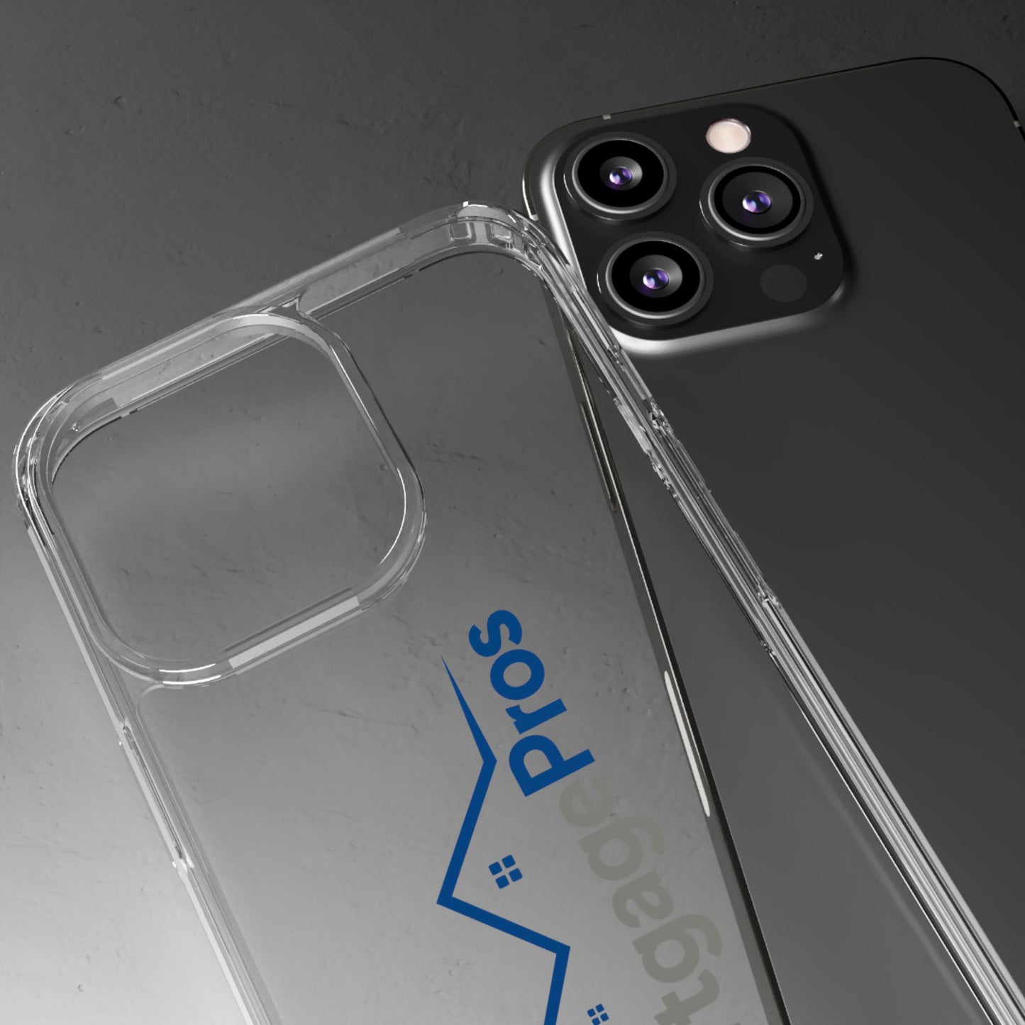 Clear Phone Case — MortgagePros Branded Transparent Protective Cover