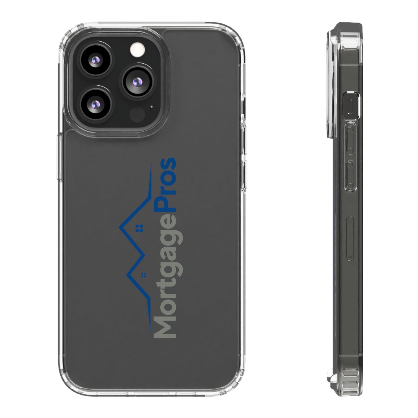 Clear Phone Case — MortgagePros Branded Transparent Protective Cover