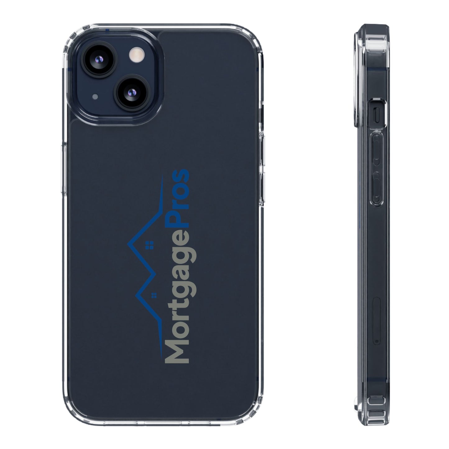Clear Phone Case — MortgagePros Branded Transparent Protective Cover