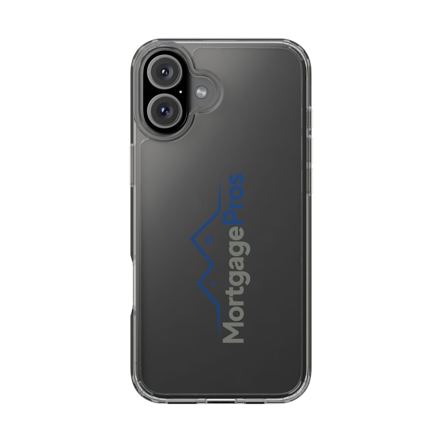 Clear Phone Case — MortgagePros Branded Transparent Protective Cover