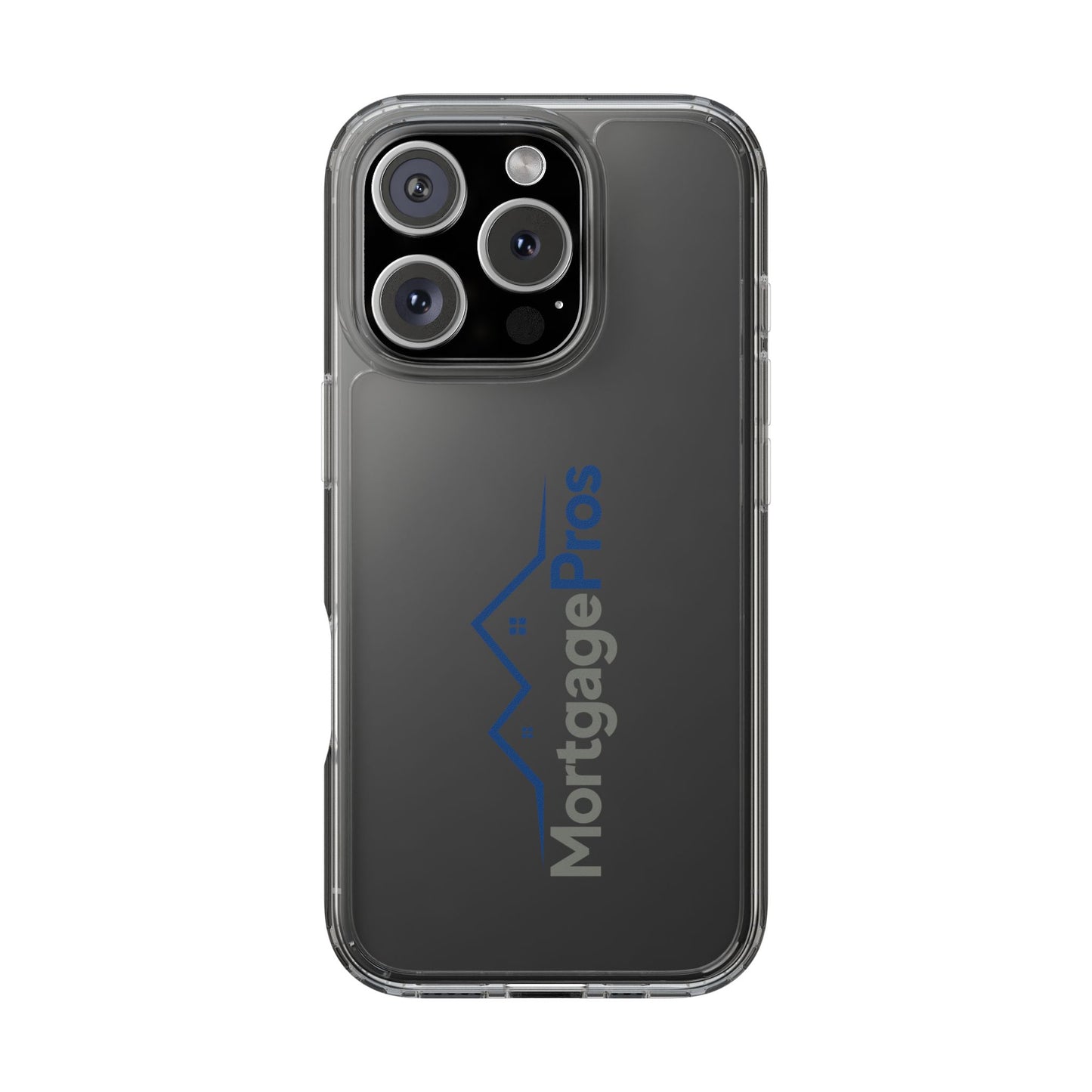 Clear Phone Case — MortgagePros Branded Transparent Protective Cover