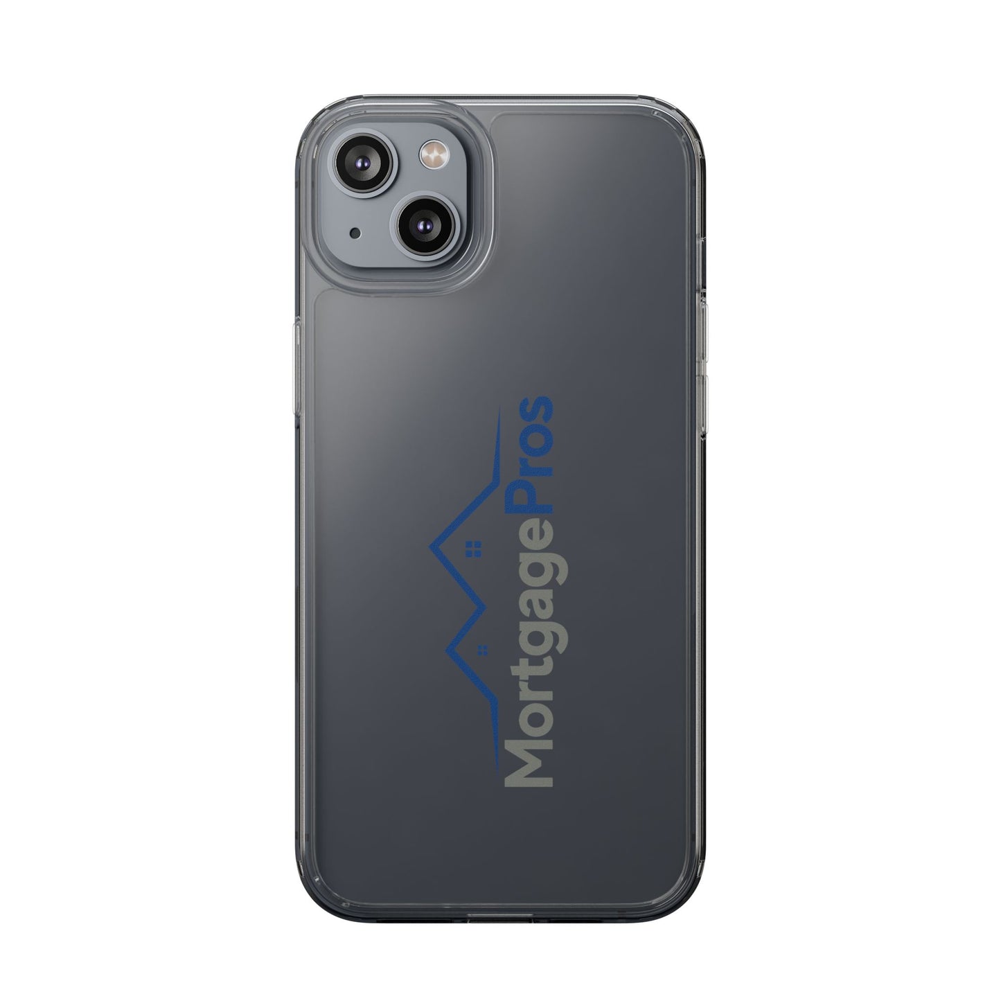 Clear Phone Case — MortgagePros Branded Transparent Protective Cover