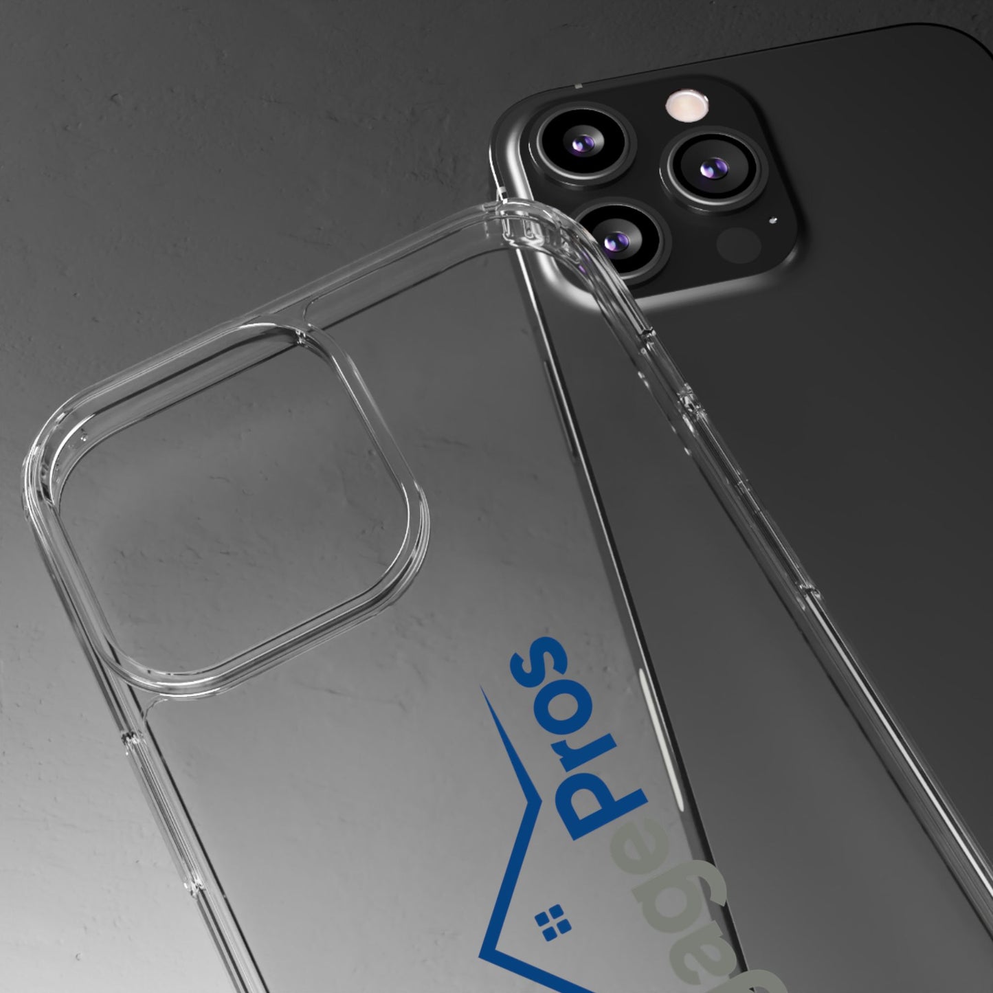 Clear Phone Case — MortgagePros Branded Transparent Protective Cover