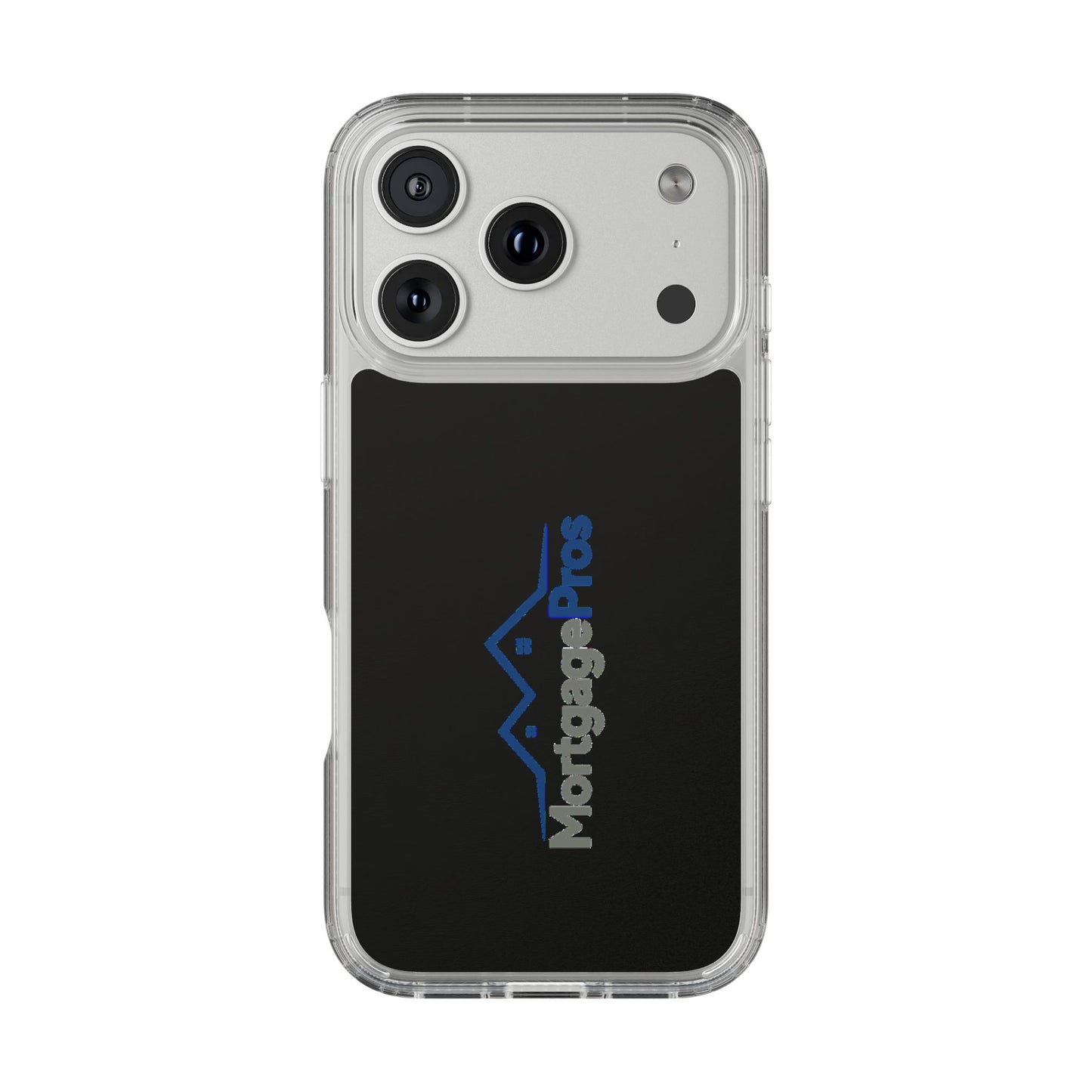 Clear Phone Case — MortgagePros Branded Transparent Protective Cover