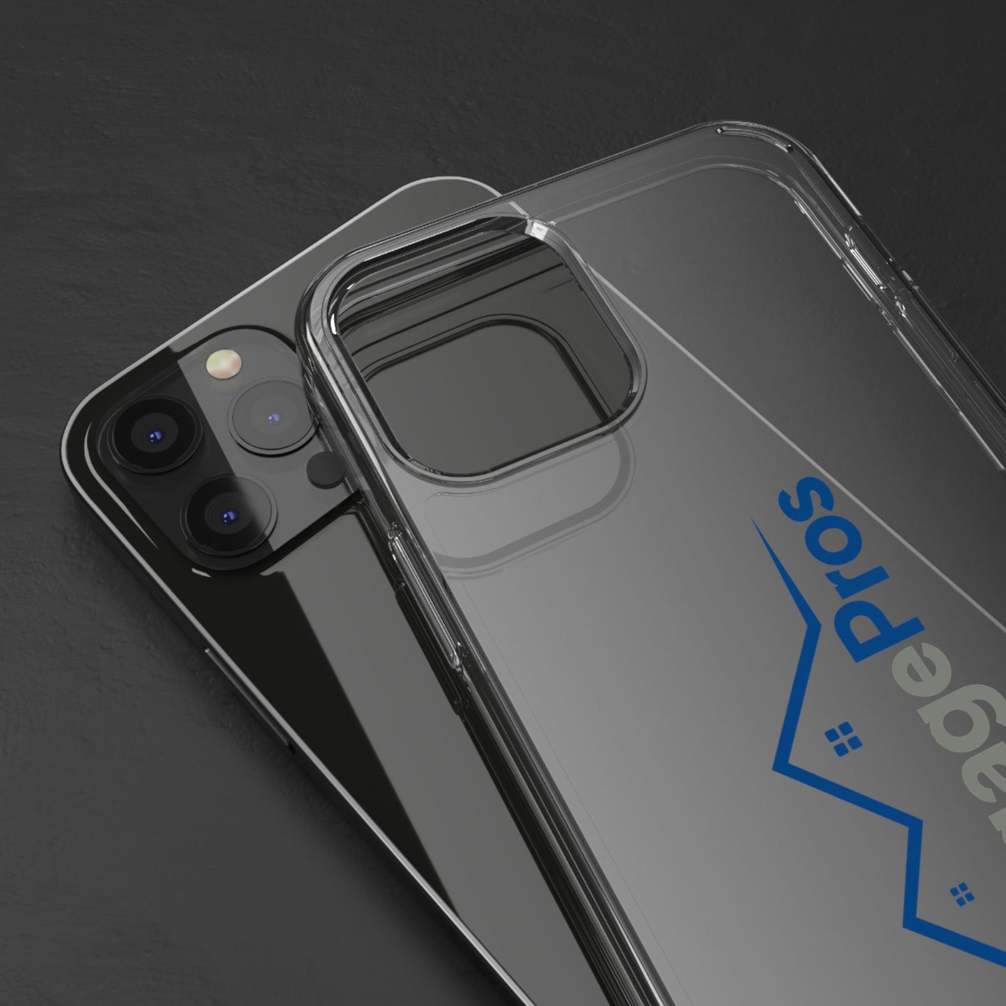 Clear Phone Case — MortgagePros Branded Transparent Protective Cover