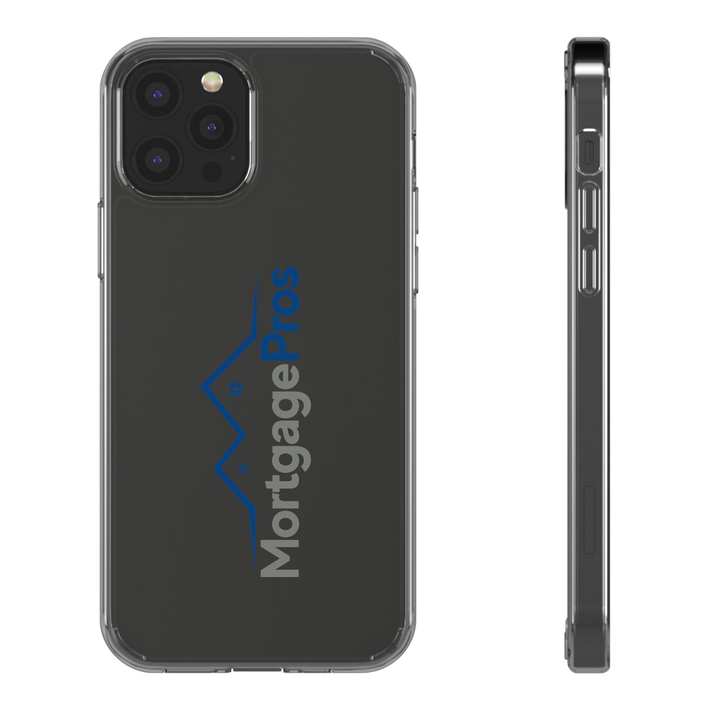 Clear Phone Case — MortgagePros Branded Transparent Protective Cover