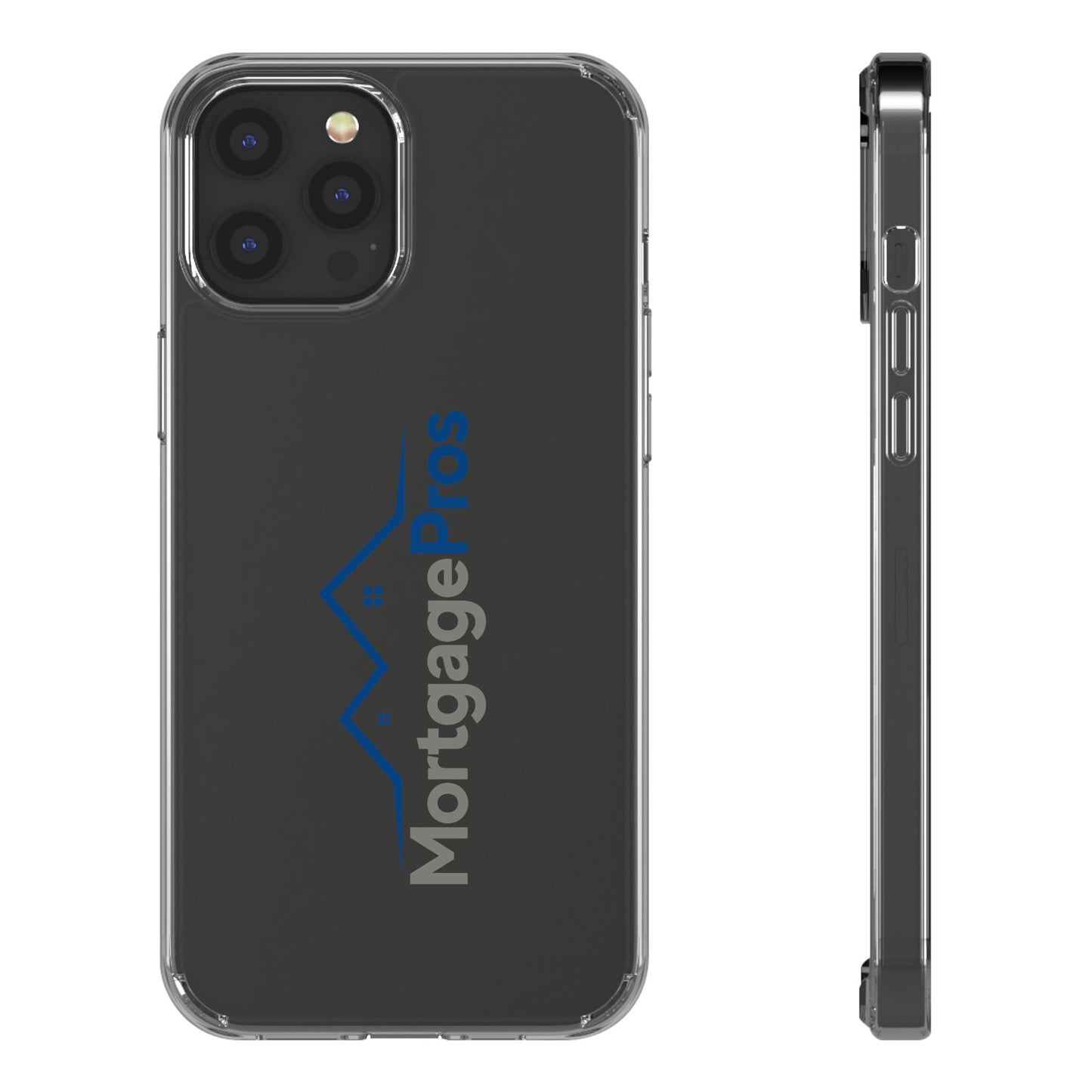 Clear Phone Case — MortgagePros Branded Transparent Protective Cover