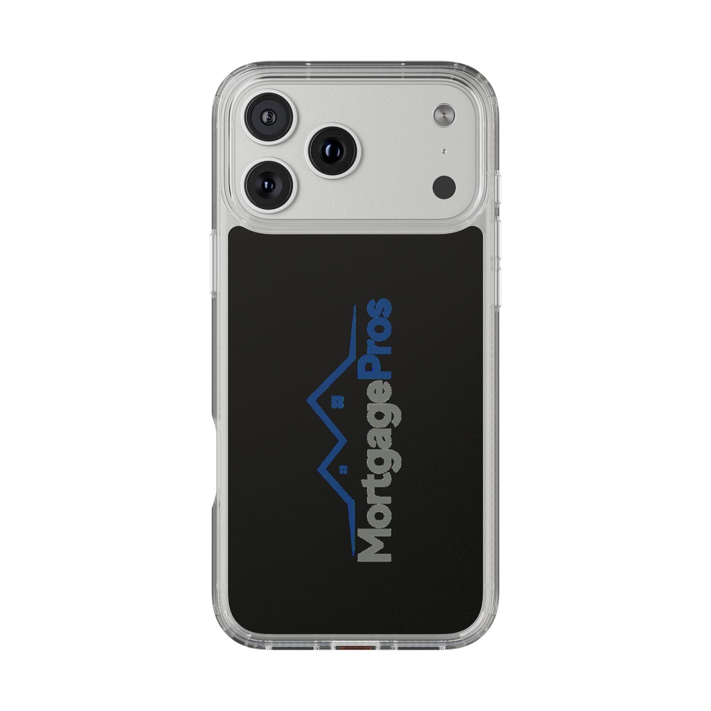 Clear Phone Case — MortgagePros Branded Transparent Protective Cover