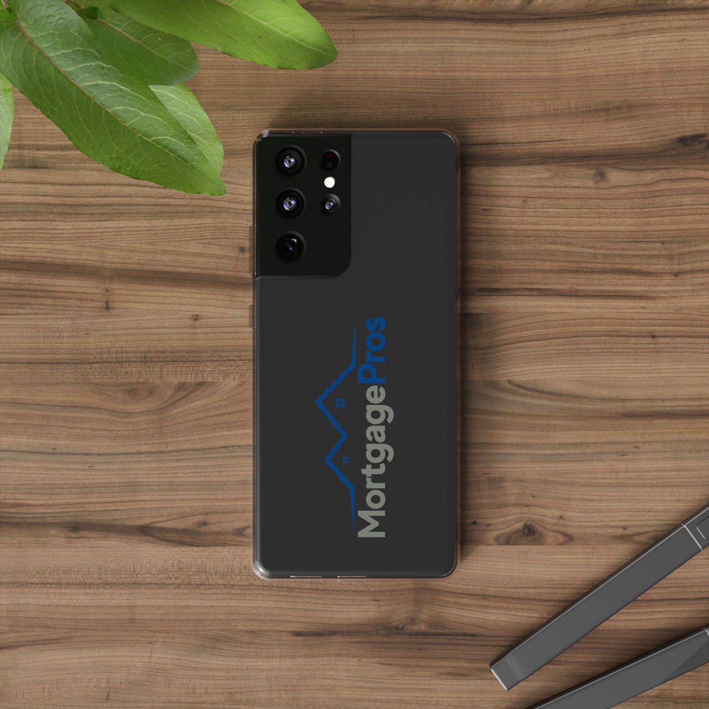 Clear Phone Case — MortgagePros Branded Transparent Protective Cover