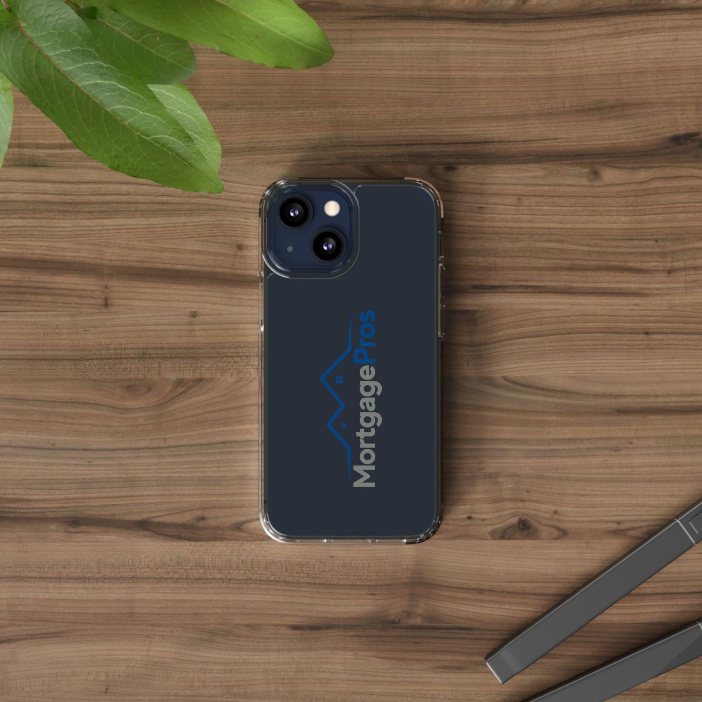 Clear Phone Case — MortgagePros Branded Transparent Protective Cover