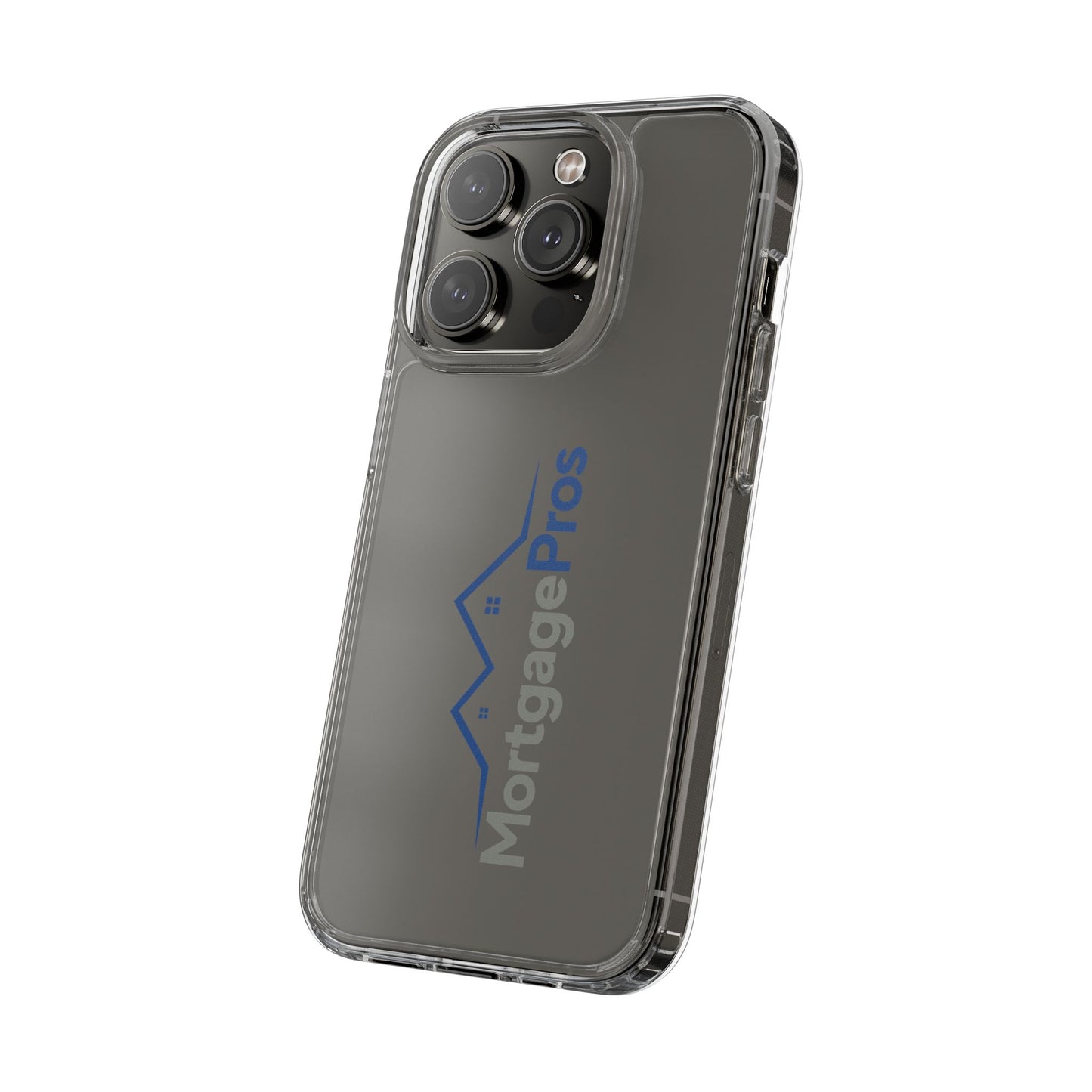 Clear Phone Case — MortgagePros Branded Transparent Protective Cover