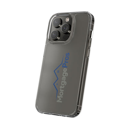 Clear Phone Case — MortgagePros Branded Transparent Protective Cover