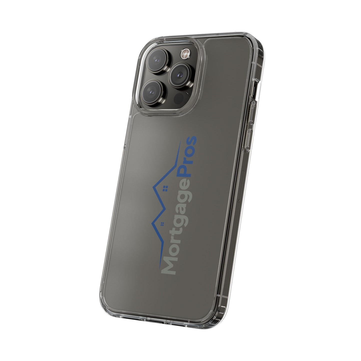 Clear Phone Case — MortgagePros Branded Transparent Protective Cover