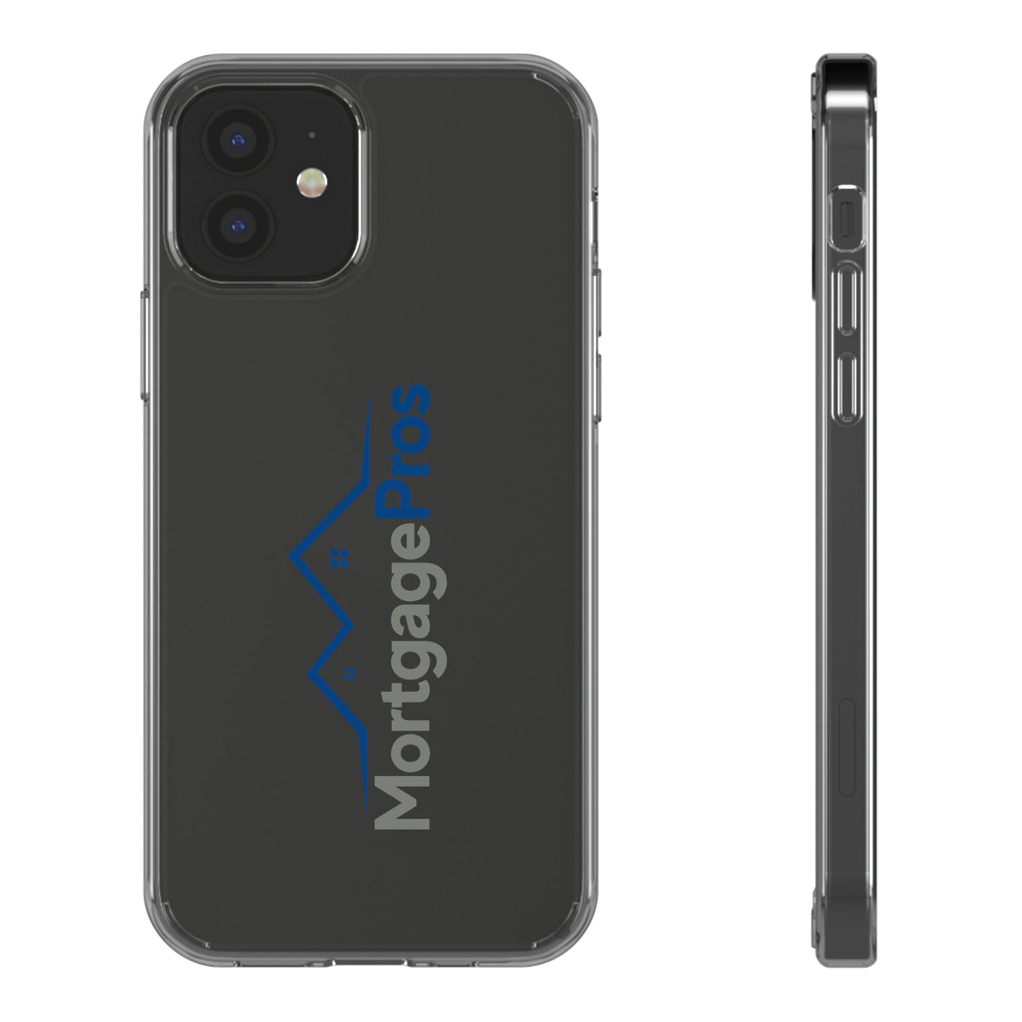 Clear Phone Case — MortgagePros Branded Transparent Protective Cover